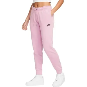 Nike NSW ESSNTL PANT REG FLC MR Trainingshose für Damen, rosa, größe L