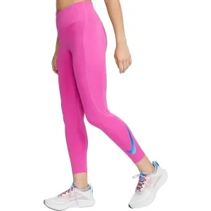 Nike NK DF FST SW HBR MR 7/8 TGHT Damenleggings, rosa, größe L