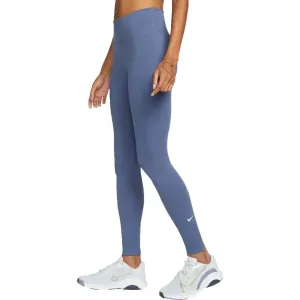 Nike ONE DF MR TGT W Damen Sportleggings, hellblau, größe XL