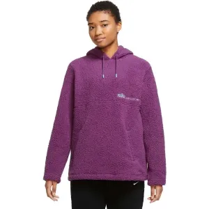 Nike COZY TOP CORE Damen Sweatshirt, violett, größe L