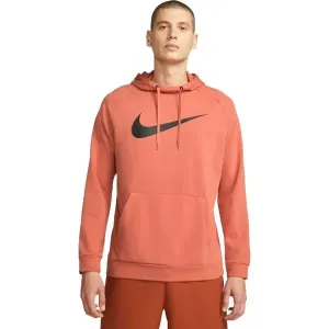 Nike DRY HOODIE PO SWOOSH M Herren Sweatshirt, orange, größe M