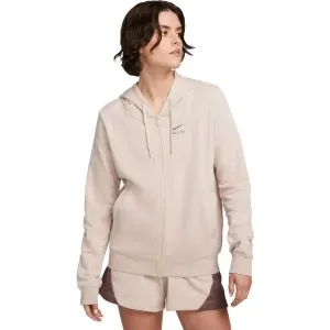 Nike NSW AIR FLC HD FZ Damen Sweatshirt, beige, größe S