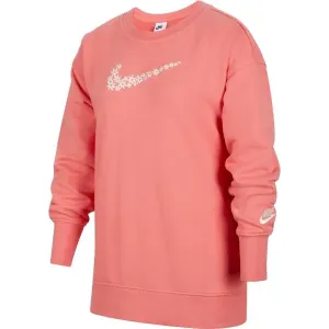 Nike NSW FT BF Sweatshirt für Mädchen, lachsfarben, größe L