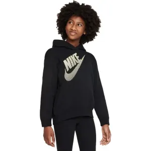 Nike NSW OS PO Sweatshirt für Mädchen, schwarz, größe XL