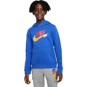 Nike NSW SI FLC PO HOODIE BB Jungen Sweatshirt, blau, größe L
