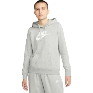 Nike WMNS CLUB FLC GX STD PO HDY Damen Sweatshirt, grau, größe L
