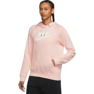 Nike WOMENS FLEECE PULLOVER HOODIE Damen Sweatshirt, rosa, größe L