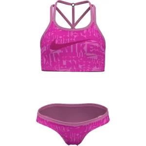 Nike RETRO FLOW Mädchen Bikini, rosa, größe L