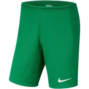 Nike DRI-FIT PARK 3 JR TQO Fußballshorts für Jungs, grün, größe XS