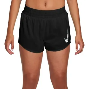 Nike ONE SWOOSH Damen-Laufshorts, schwarz, größe L