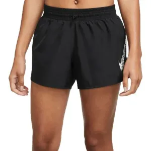 Nike W NK DF SWOOSH RUN SHORT Damen Laufshorts, schwarz, größe XL