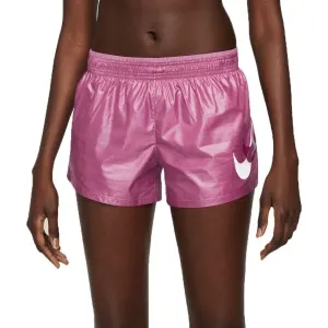 Nike W NK SWSH RUN SHORT Damen Laufshorts, rosa, größe L