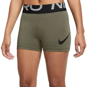 Nike W NP DF GRX SHORT 3 Damen Laufshorts, khaki, größe L