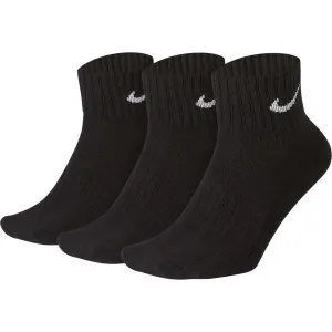 Nike 3PPK VALUE COTTON QUARTER (S,M Socken, schwarz, größe L