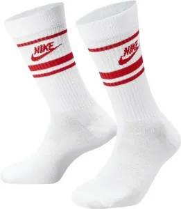 Nike Sportswear Everyday Essential Crew Socks Socken White/University Red/University Red XL