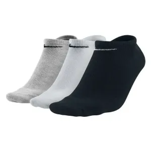 Nike SX2554-901 3PPK VALUE NO SHOW Socken, grau, größe S
