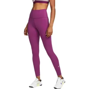 Nike NK ONE DF HR TGHT Damenleggings, violett, größe M