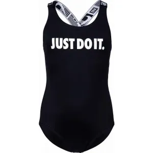Nike JDI CROSSBACK ONE-PIECE Mädchen Badeanzug, schwarz, größe S