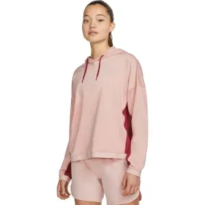 Nike TF PACER HOODIE W Sport Sweatshirt für Damen, lachsfarben, größe M