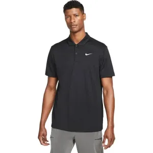 Nike COURT DRI-FIT Herren Poloshirt, schwarz, größe S