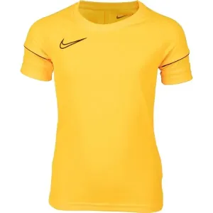 Nike DRI-FIT ACADEMY Jungen Fußball Trikot, gelb, größe M