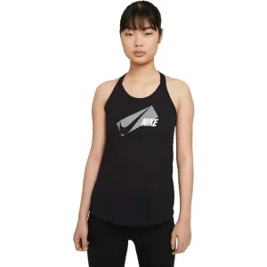 Nike DRI-FIT ELASTIKA Damen Tank Top, schwarz, größe L