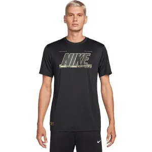 Nike DRI-FIT Herren T-Shirt, schwarz, größe S