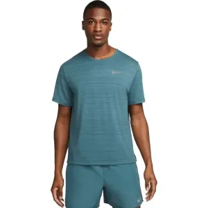 Nike DRI-FIT MILER Herren Laufshirt, dunkelgrün, größe XL