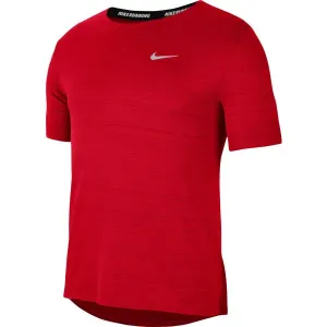 Nike DRI-FIT MILER Herren Laufshirt, rot, größe L