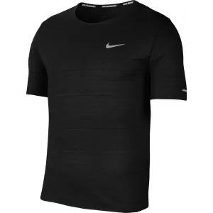 Nike DRI-FIT MILER Herren Laufshirt, schwarz, größe S