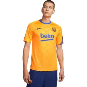 Nike FCB M NK DF TOP SS PM Herren Fußballshirt, orange, größe XL
