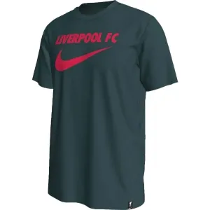 Nike LFC M NK SWOOSH TEE Herrenshirt, dunkelgrün, größe L