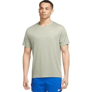Nike NK DF UV MILER SS Herren Trainingsshirt, beige, größe L