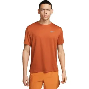 Nike NK DF UV MILER SS Herren Trainingsshirt, orange, größe L