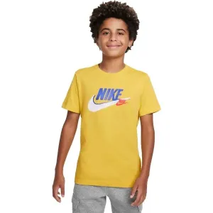 Nike NSW SI SS TEE Jungenshirt, gelb, größe L
