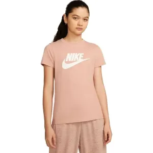 Nike NSW TEE ESSNTL ICON FUTURA Damen Shirt, orange, größe S