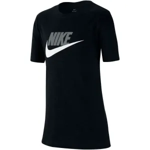 Nike NSW TEE FUTURA ICON TD B Jungen Shirt, schwarz, größe S