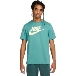 Nike NSW TEE ICON FUTURU Herren T- Shirt, grün, größe S