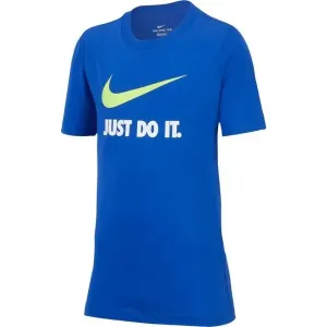 Nike NSW TEE JDI SWOOSH Jungen Shirt, blau, größe M