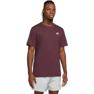 Nike SPORTSWEAR CLUB Herrenshirt, weinrot, größe XL