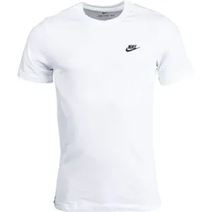 Nike SPORTSWEAR CLUB Herrenshirt, weiß, größe M