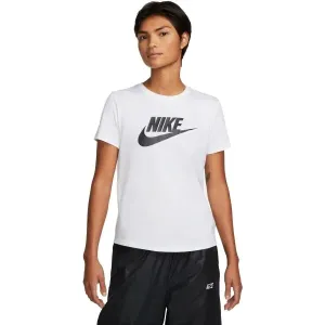 Nike SPORTSWEAR ESSENTIALS Damen T Shirt, weiß, größe L