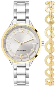Nine West Geschenkset mit Uhr und Armband NW/2797TTST