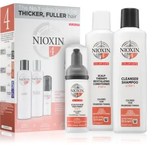 Nioxin Geschenkset für feines gefärbtes, deutlich dünner werdendes Haar System 4
