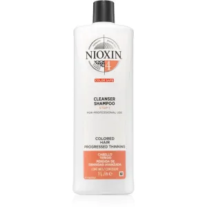 Nioxin Reinigungsshampoo für feines, gefärbtes Haar mit deutlicher Ausdünnung System 4 (Shampoo Cleanser System 4) 1000 ml