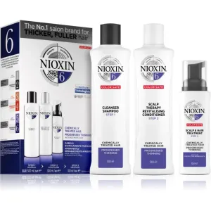Nioxin System 6 Color Safe Chemically Treated Hair Geschenkset für schütteres Haar