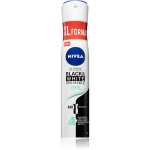 NIVEA Black & White Invisible Fresh + Antibacterial Antitranspirant-Spray für Damen 200 ml