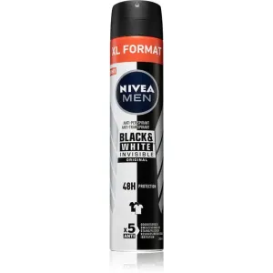 Nivea Men Black & White Invisible Original Antitranspirant-Spray für Herren 200 ml