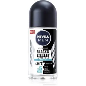 Nivea Men Invisible Black & White Antitranspirant Deoroller für Herren 50 ml