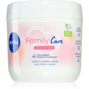 Nivea Family Care leichte feuchtigkeitsspendende Creme für Gesicht, Hände und Körper 450 ml